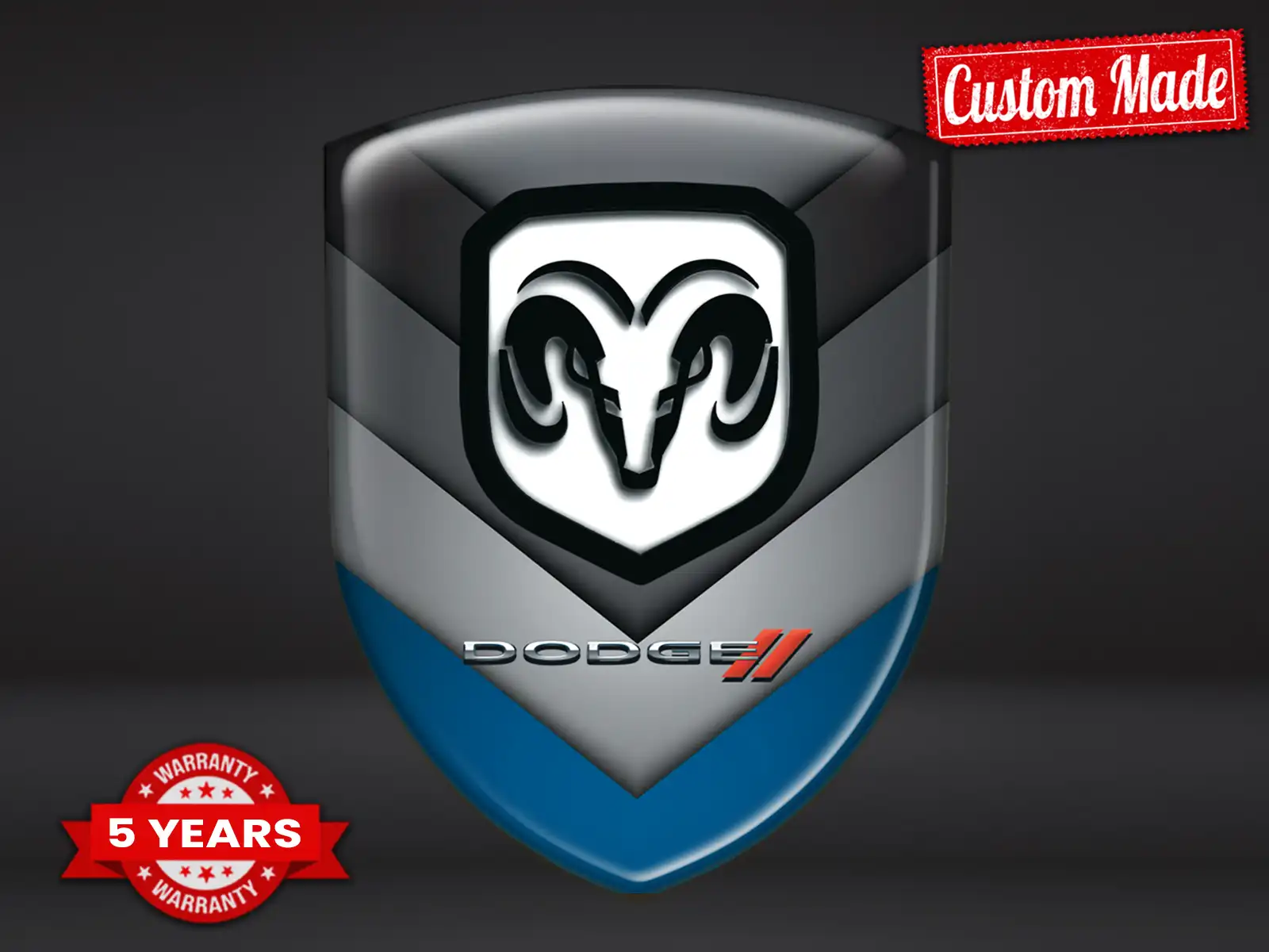 Dodge Auto Badge Performance Max Stylish Pro Durable